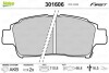 Тормозные колодки дисковые TOYOTA Yaris "1,0-1,4 "F "99-05 V301606 Valeo 301606 (фото 1)