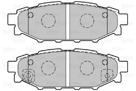 Гальмівні колодки дискові SUBARU/TOYOTA BRZ/Forester/Impreza/Legacy/Outback/GT86 "1,5-3,6 "R "03>> V301929 Valeo 301929