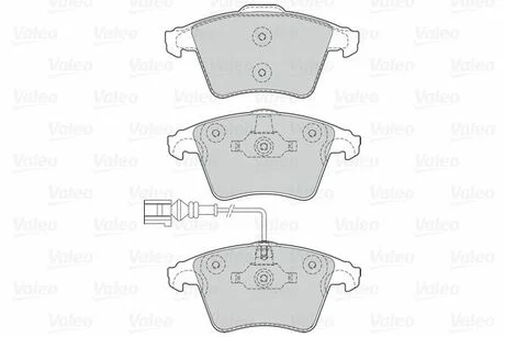 Гальмівні колодки дискові VW Multivan/Transporter "1,9-3,2 "F "03>> V302041 Valeo 302041