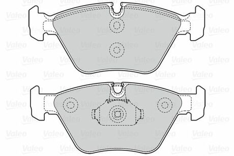 Гальмівні колодки дискові BMW/MG 3(E46)/X3(E83)/Z4(E85,86)/180/190/260 "2,0-4,6 "F "99-11 V Valeo 302067