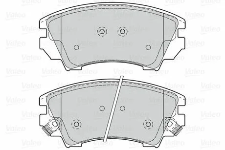 Гальмівні колодки дискові CHEVROLET/OPEL Malibu/AstraJ/Cascada/InsigniaA/Zafira "1,4-2,4 "F "08>> V Valeo 302117