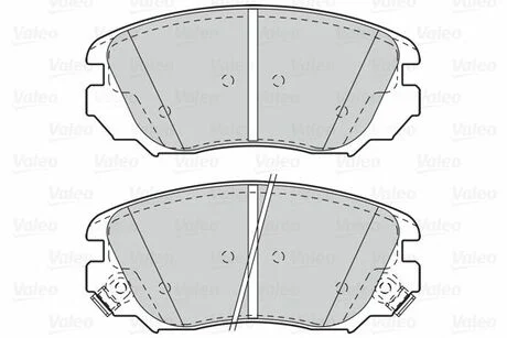 Тормозные колодки дисковые CHEVROLET/OPEL Malibu/InsigniaA "1,4-2,4 "F "12>> V302118 Valeo 302118