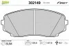 Тормозные колодки дисковые MAZDA CX-7/CX-9 "2,2-3,7 "F "07>> V Valeo 302149 (фото 2)