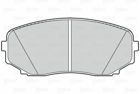 Тормозные колодки дисковые MAZDA CX-7/CX-9 "2,2-3,7 "F "07>> V Valeo 302149