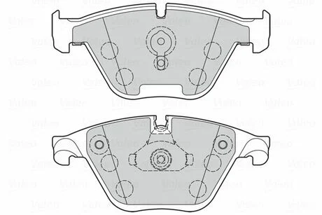 Гальмівні колодки дискові BMW 5/6/7 "F "04-18 V302273 Valeo 302273
