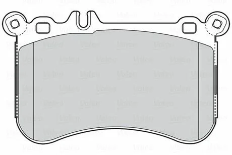 Гальмівні колодки дискові MERCEDES CLS/E-Class/S-Class/SLK/SLC "F "11>> V302302 Valeo 302302
