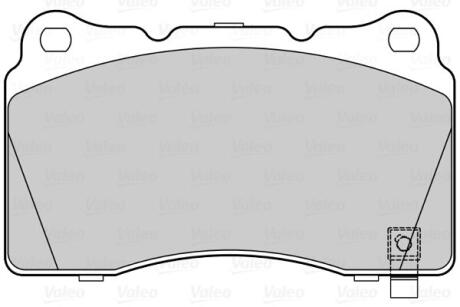 Гальмівні колодки First CADILLAC/CHEVROLET/OPEL/SAAB ATS/Camaro/Astra/9-5 "F "09>> ="V302310" Valeo ="302310"