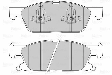 Тормозные колодки дисковые FORD/FORD USA Edge/Galaxy/S-Max "1,5-2,0 "F "15>> V302311 Valeo 302311