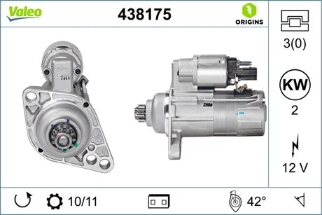 Стартер Valeo 438175