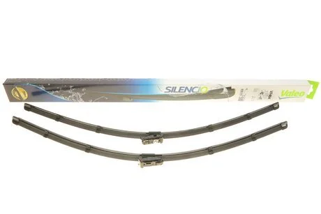 Комплект щіток склоочисника безкаркасних Silencio Flat 730/730 Valeo 574694