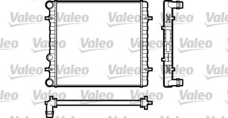 Радіатор охолодження двигуна Valeo 731606