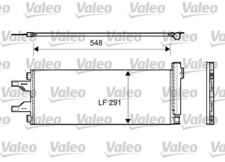 Радіатор кондиціонера Jumper/Ducato/Boxer 22/30HDi/23D 06- Valeo 814069