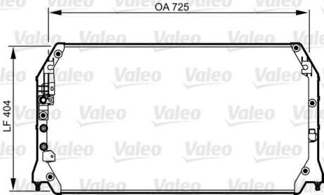 Радіатор кондиціонера CAMRY 22-30 96-01 Valeo 814247