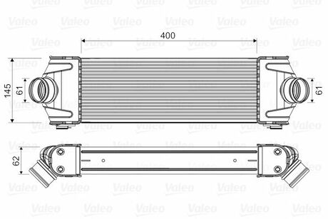 Інтеркулер Valeo 818550