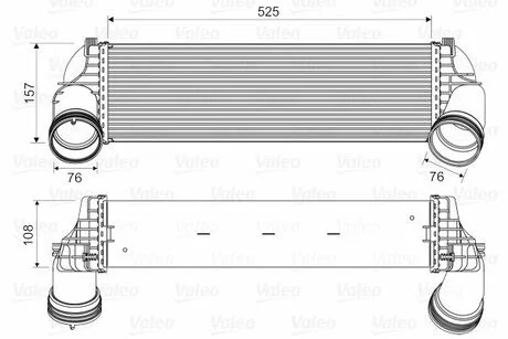 Інтеркулер Valeo 818562