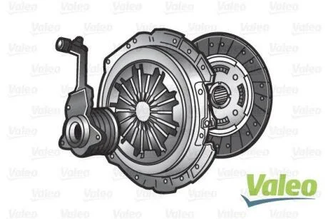 Комплект зчеплення (21 z) MOVANO/MASTER 22-25 97- (242mm) Valeo 834304