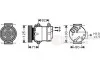 Компресор кондиціонера MEGANE/SCENIC 1.4/1.6 00- Van Wezel 4300K103 (фото 2)