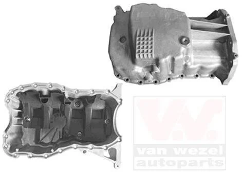 Піддон, масляний картера двигуна RENAULT 1.4/1,6 16V K4J/K4M (вир-во Wan Wezel) Van Wezel 4341073 (фото 1)
