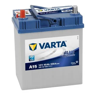 Аккумулятор 40Ah-12v BD(A15) (187х127х227),L,EN330 тонк.клеммы VARTA 540 127 033
