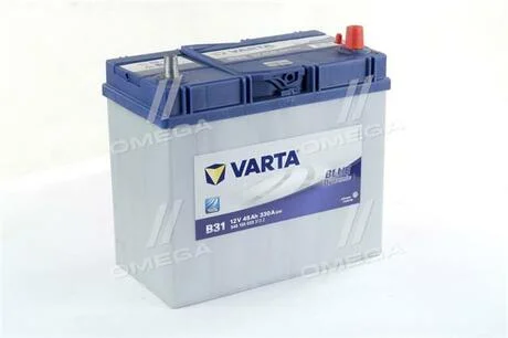 Аккумулятор 45Ah-12v BD(B31) (238х129х227),R,EN330 тонкие клеммы VARTA 545 155 033