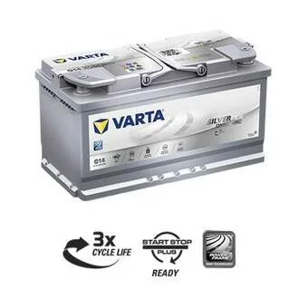 Аккумулятор 95Ah-12v Silver Dynamic AGM (G14) (353х175х190),R,EN850 VARTA 595 901 085