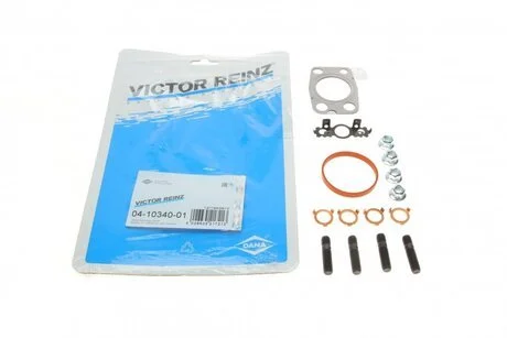 Монтажний комплект турбіни CITROEN/FORD/PEUGEOT \'\'1.4-1.6TDCI \'\'09>> 04-10340-01 VICTOR REINZ 041034001
