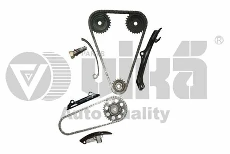 Комплект ланцюга ГРМ з планками та зірочками 2,8/2,9 VW Golf (92-99),Passat (91-97 Vika 11091800201