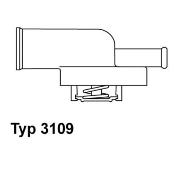 Термостат Fiat Lancia WA3109.87D WAHLER 310987D