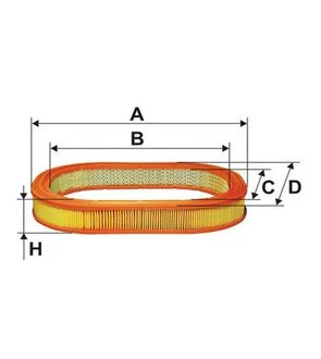 Фільтр повітряний FORD SCORPIO /AE208 (WIX-Filtron) WIX FILTERS WA6001