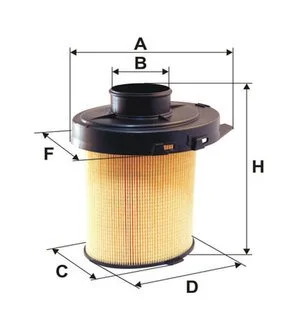 Фільтр повітряний CITROEN, PEUGEOT /AK246 (WIX-Filtron) WIX FILTERS WA6033