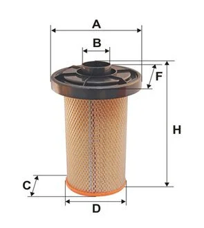 Фільтр повітряний /AK280 (WIX-Filtron) WIX FILTERS WA6036