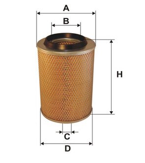 Фільтр повітряний MB /AM407 (WIX-Filtron) WIX FILTERS WA6071 (фото 1)