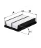 Фильтр воздушный MAZDA 3 2.0 19- (WIX-FILTERS) WIX FILTERS WA9950 (фото 1)