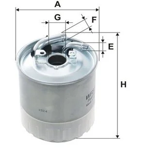 Фільтр топл. /PP841/7 (WIX-Filtron) WIX FILTERS WF8353