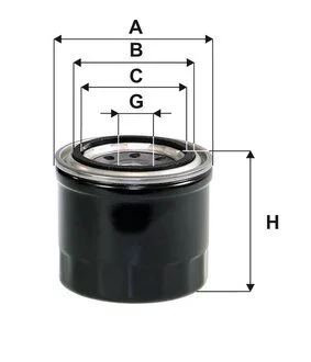 Фільтр масляний двигуна MATIZ /OP539 (WIX-Filtron) WIX FILTERS WL7085
