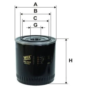 Фільтр масляний двигуна Bentley, Jaguar, Rolls Royce (Wix-Filtron) WIX FILTERS WL7223