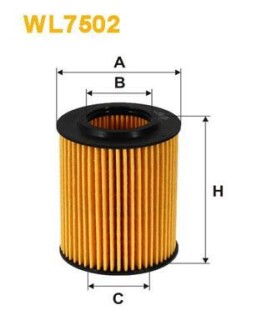 ФІЛЬТР ОЛИВИ WIX FILTERS WL7502