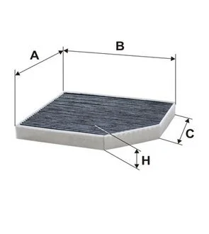 Фільтр салону вугільний (WIX-Filtron) WIX FILTERS WP9329