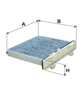 Фільтр салону вугільний (WIX-Filtron) WIX FILTERS WP9373