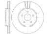 Диск тормозной передний (кратно 2) (Remsa) Ford Mondeo III (D6607.10) WOKING D660710 (фото 1)