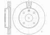 Тормозной диск перед Lacetti 05- (256x24) WOKING D695910 (фото 1)