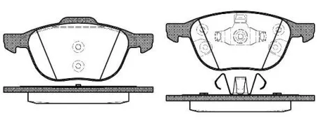 Колодки передние WOKING P11823.30