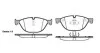 Колодки гальмівні дискові передні Bmw 5 2.0 09-,Bmw 5 3.0 09-,Bmw 5 4.4 09- (P WOKING P1514300 (фото 1)