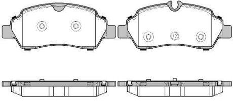 Колодки гальмівні WOKING P1705300