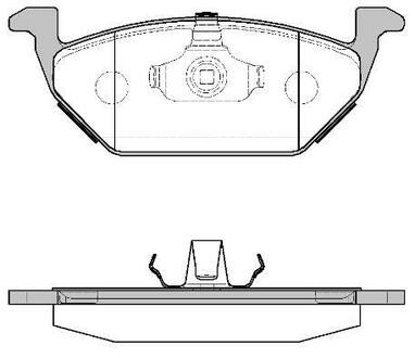 Колодки тормозные дисковые передние WOKING P7333.00 (фото 1)