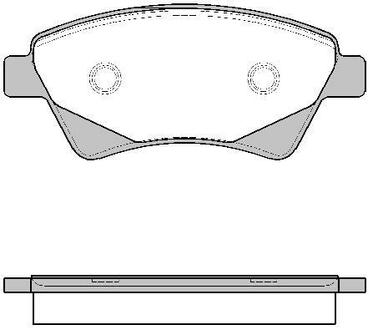 Колодки гальмівні дискові передні WOKING P8763.20 (фото 1)