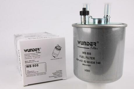 Фільтр паливний Wunder WB 808 (фото 1)