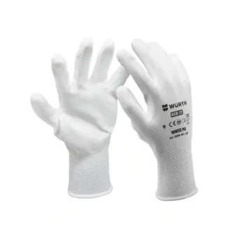 Рукавиці захисні White PU, пара, розмір 8 {арт 08 } WURTH 0899401108