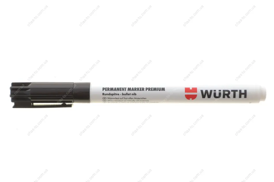 Маркер перманентний чорнильний PREMIUM, чорний, 1 mm {арт. } WURTH 0967915311 (фото 1)