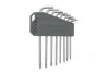 Набір ключів Г-подібних TORX з отвором, S2, TX6-25, 8 шт, RED STRIPE {арт 575239 122} WURTH 575239122 (фото 1)
